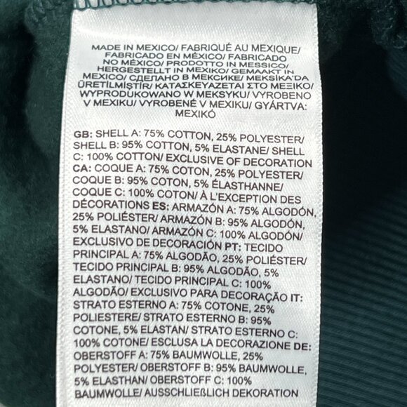 The North Face Half Dome Novelty Pullover Hoodie Womens Medium Green Plaid - Picture 7 of 9